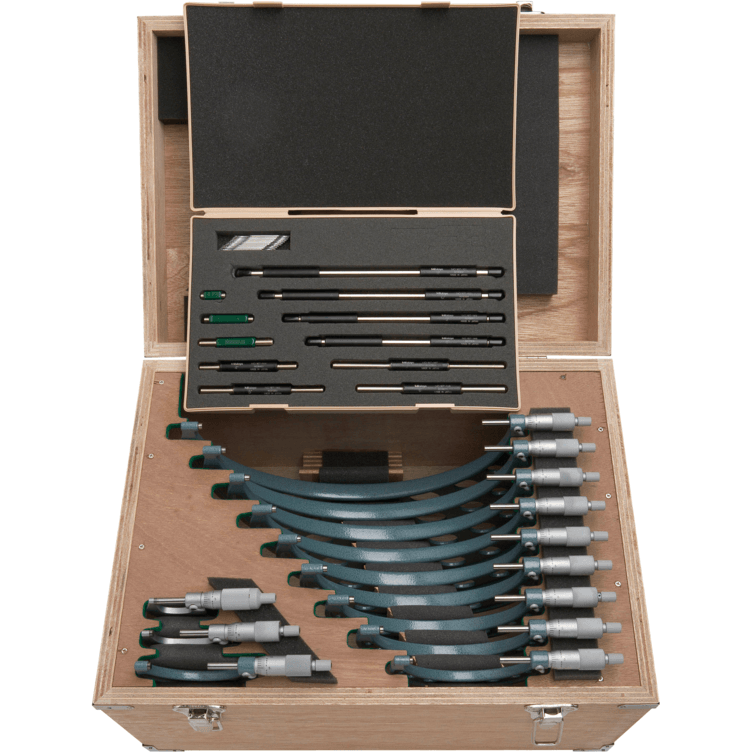 Mitutoyo 103-905-10 Outside Micrometer (12pcs) Set 0-12 Mitutoyo 103-905-10 Outside Micrometer (12pcs) Set 0-12